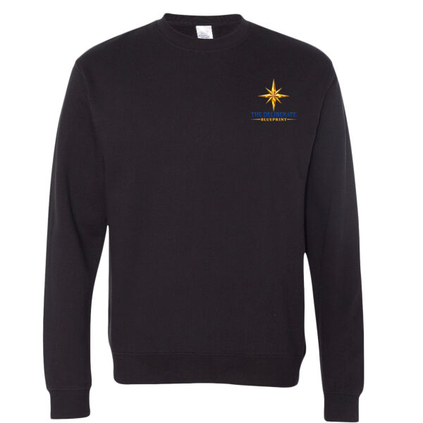 The Deliberate Blueprint Crewneck - Unisex Thumbnail