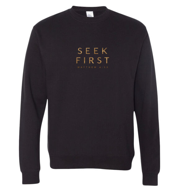 Seek First Crewneck - Unisex Thumbnail